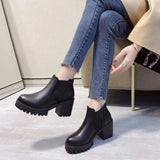 Breakj And Martin Boots Female British Style 2025 Autumn And Winter New Thick And Thick Background Fashion Short