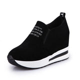 Platform Sports Women's Singles Shoes Pedal Students Show High Show Thin Korean Version Of Casual Women's Singles