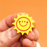 Cute PVC Shoe Charms Sun/Night/Stars/White Clouds/Bread/Tomato Shoe accessories Decoration Buckles Fit Bands Croc JIBZ