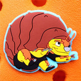Cute Beetle Football WFH Shoe Buckle Accessories Love Your Mother Shoe Charm Decorations fit Croc Jibz Wristbands Kids