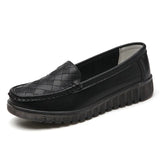 Breakj And Autumn New Bean Shoes For Women In Middle-Aged And Elderly Casual Flat-Soled Single-Shoe One-Legged Women's Comfortable Anti-Slip Mother