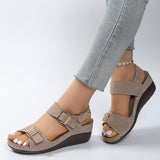 Shoes on Sale 2023 Basic Women's Sandals Summer Soft Bottom Wedges Sandalias Casual Retro Shoes for Women Zapatos