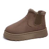 Breakj Velvet Round Head Jacket Cotton Boots 2025 Autumn And Winter New 44 Large Thick Snow Boots