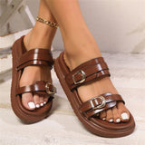 Breakj Summer With Buckle With Soft Bottom Comfortable Fashion Beach Cool Slippers Women Outside The