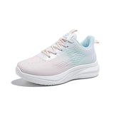 Breakj 2025 New Korean Version Breathable Flying Weaver Female Shoes Ins Tide Students Running Sports Shoes Casual Shoes