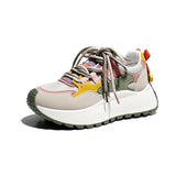 Breakj Korean Version Of The New Dad Shoes Female Spring 2025 Student Running Sports Platform Increased Casual Shoes BN