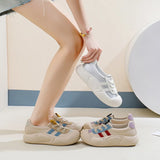 Breakj 2025 Small White Shoes New Korean Version Ins Female Student Platform Increased Sports Board Shoes Casual Shoes