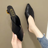 women pointed toe red pu leather high heel shoes for summer lady party & night club black pumps zapatos dama