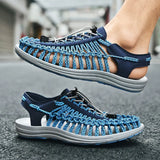 Men Shoes Designer Hand-woven Men Sandals Summer 2023 Breathable Loafer Men Casual Shoes Comfortable Fashion Beach Sandals