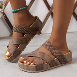 Breakj New Women's Shoes Fashion Beach Thick-Bottomed Women's Slippers Casual Slope And Women's Shoes