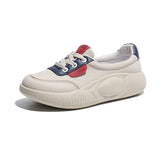 Breakj Small White Shoes Students Korean Version Female 2024 Autumn New Platform Increased Breathable Casual Shoes Street Shot