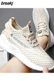 Breathable Women's Sneakers Hollow Mesh White Black Running Shoes Small Size 33 34 Casual Women's Shoes Tenis