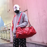 Version Of Large Capacity Luggage Bag Independent Shoes Portable Travel Bag Couples Pure Color Travel Bag Direct