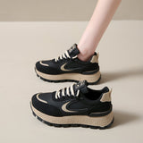Breakj Casual Sneakers Women 2025 Autumn New Korean Version Of The Thick-Sed Forrest Shoes Student Running