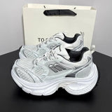 Breakj New Dad Shoes Female Sneakers Comfortable Increased Breathable Platform Korean Niche Design Cushioning Running
