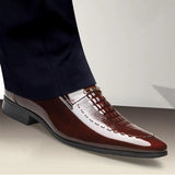 Men Classic Leather Shoes Business Pointed Toe Platform Loafers Work Men Dress Shoes New In Big Size Zapatos De Vestir
