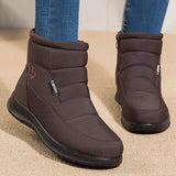 New Women Boots Waterproof Snow Boots For Winter Shoes Women Zipper Ankle Boots Winter Botas Femininas Keep Warm