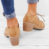 Summer Vintage London Brogue Shoes Women Lace Up Sandal Chunky High Heels Cut-Outs Female Casual Plus Size 35-43 Woman
