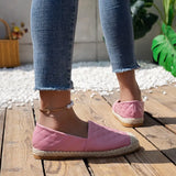 New Fashion Slip on Women's Flat Shoes with Casual Breathable Espadrilles Ladies Comfortable Soft Sole Zapatos De