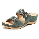 Sandals Summer Low-Heel Pumps Shoes Woman Wedges Sweet Flower Platform Women's Sandal Fashion Sandalias Mujer Large