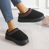 Breakj Bottom Wears Winter National Wind Emi-Ya Lace Fur Snow Boots Cold To Keep Warm Northeast Snow Cotton