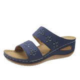 Breakj Thick Bottom Slippers Female Foot Pedal Home Slippers Car Sewing Hollow Slippers Female Women