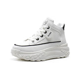 Breakj Korean Version Of The Spring 2025 New Dad Shoes Female Student Sneakers Running Casual Platform Height Shoes HY