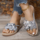 Breakj Summer New Large-Size Ladies Sandals Beach Shoes Woven Shoes Simple Fashion Jackets Cool