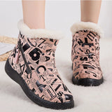 Women Boots Super Warm Snow Boots For Winter Shoes Women Fashion 2021 Ankle Boots Low Heels Waterproof Winter Botas De