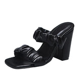 Newly Arrived 2021 Women Pumps Fashion Weave Ankle Strap Sandals Female Shoes Woman High Heels Open Toe Lady Ladies Mules