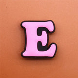 PVC Capital English Letters Shoe Charms Shoes Accessories Croc Shoe Buckle Decorations Ormaments fit JIBZ Party Kid's