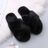 Slippers Female 2023 Spring Autumn New Women's Moon Flat Bottom Home Indoor And Outdoor Wear Plush Cotton