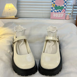 Lolita shoes elegant platform shoes sweet heart Mary Jane Japanese JK uniform high heels college girls soft sister women's