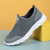 Men Shoes Breathable Mesh Summer Summer Lightweight Hiking Shoe Outdoor Walking Casual Shoes Slip-On Driving Men's