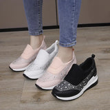 Spring New Slope And Lazy Shoes In The Height Of The Water Drill Casual Sneakers Women's