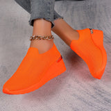Breakj Women's Shoes In The Spring And Summer Of 2025 New Flying Mesh Shoes Children Leisure Sports Slopes And Thick-Soled Single