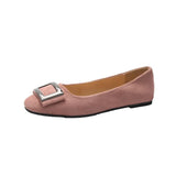 And Autumn Flat Bottom Large Shallow Women's Shoes Black Work Shoes Driving Bean Shoes Ballet Shoes Pregnant Women