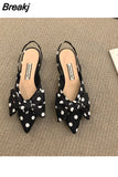 Sandals Women 2023 Summer Pointed Low Heel Sandals Women Fashion Baotou Thin Strap Sandals High Heels Sandalias De