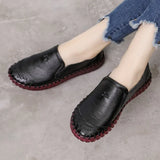 2021 Fashion Women Shoes Genuine Leather Loafers Women Casual Shoes Soft Comfortable Shoes Women