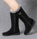 Heels Gladiator Plush 2022 New Winter Mature Warm Mujer Botas Zipper Fashion Motorcycle Boots Designer Platform Lady