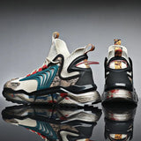Men Sneakers Platform Men Casual Shoes Hollow Net Tennis Luxury Shoes Fashion Running Walking Shoes For Men Big Size