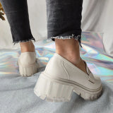 Women Loafers Shoes Brand New Dropship 2023 Spring Fashion Sweet Lolita Cosplay Walking Comfy Chunky Heels Women