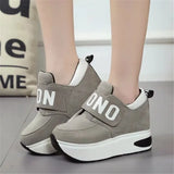 New Deep Mouth Single Shoes Women's Shoes Increase The Magic Sticky Fashion Shoes Flat Shoes