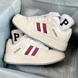 Breakj New 2024 Breathable And Versatile Light Breathable Small White Shoes Women Comfortable Fashion Hong Kong Style Casual Sports