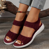 Breakj Sandals Women 2025 New Sports Flying Fish Mouth Buckle Flat Bottom Women Comfortable And
