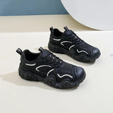 Breakj Korean Platform Dad Shoes Spring 2025 New Street Photo Student Running Shoes Casual Shoes
