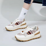 Breakj Korean Platform Dad Shoes Spring 2024 New Street Photo Female Student Sneakers Heighten Casual