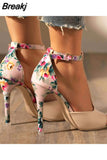 Women's High Heels New Open Toe Buckle Fashion Women's Single Shoes Sandals Women Shoes for