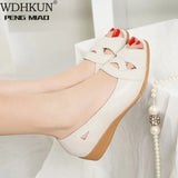 Size Sandals Women 2021 Summer Fashion New Women's Flat Sandals Hollow Soft Sole Casual Slope with Fish Mouth Women's