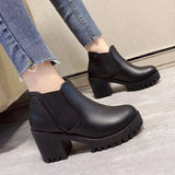 Breakj And Martin Boots Female British Style 2025 Autumn And Winter New Thick And Thick Background Fashion Short